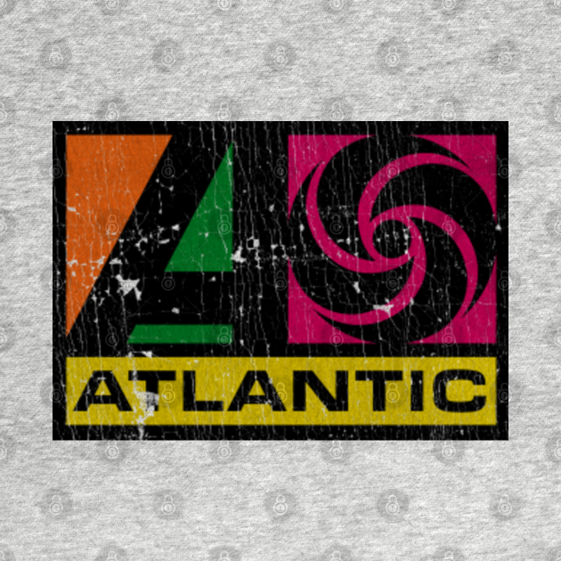 Vintage Atlantic Records - Vinyl - T-Shirt | TeePublic